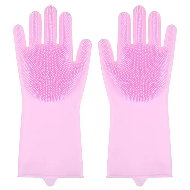 Pet Perks® 4-in-1  Dog Grooming Glove – Bath, Scrub, De-Shed, Clean