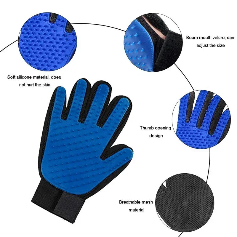 PetPerks Grooming Cleaning Brush Gloves