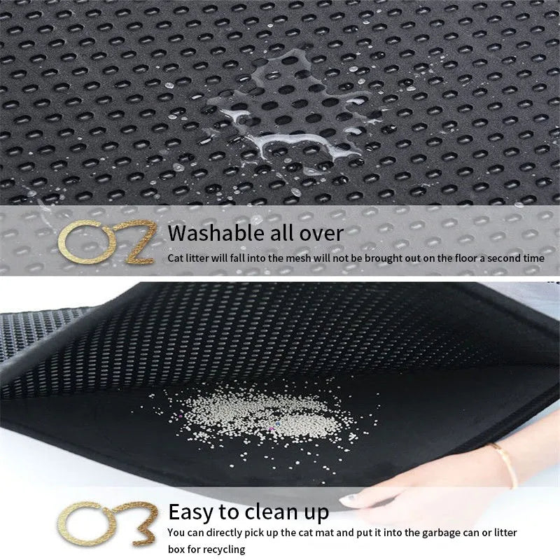 PetPerks Double Layer EVA Cat Litter Pad Waterproof