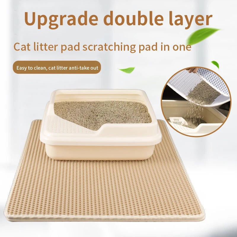 PetPerks Double Layer EVA Cat Litter Pad Waterproof