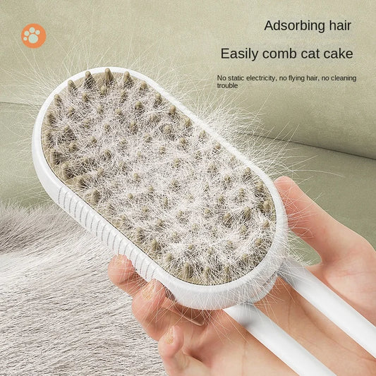 PetPerks 3-in-1 Electric Brush - Ultimate Grooming Solution for Dogs & Cats with Massage & Fur Detangling