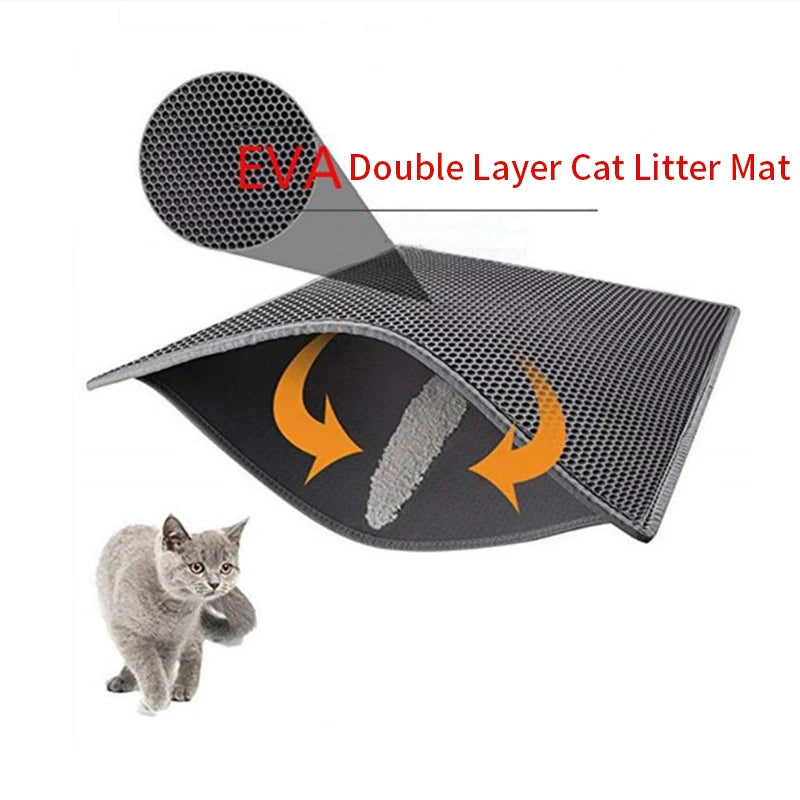 PetPerks Double Layer EVA Cat Litter Pad Waterproof