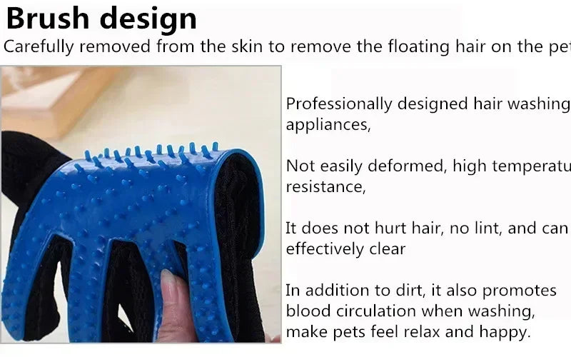 PetPerks Grooming Cleaning Brush Gloves