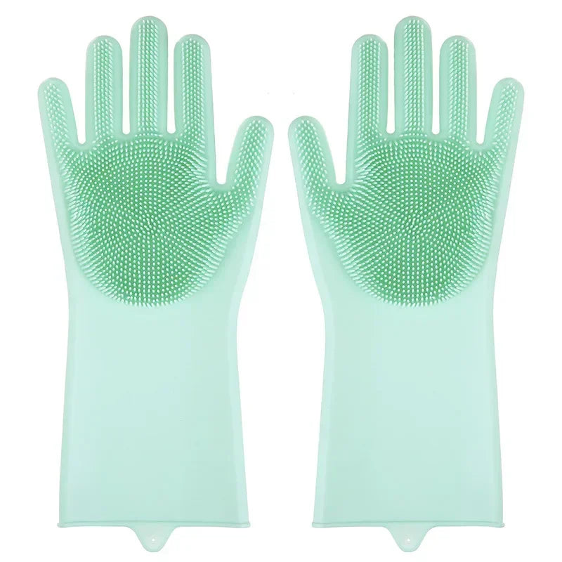 Pet Perks® 4-in-1  Dog Grooming Glove – Bath, Scrub, De-Shed, Clean