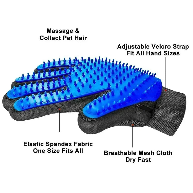 PetPerks Grooming Cleaning Brush Gloves