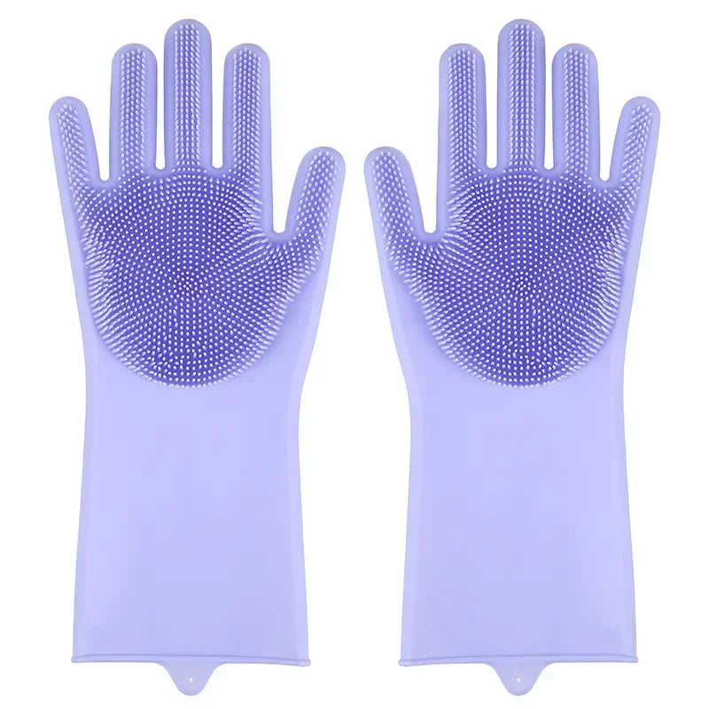 Pet Perks® 4-in-1  Dog Grooming Glove – Bath, Scrub, De-Shed, Clean