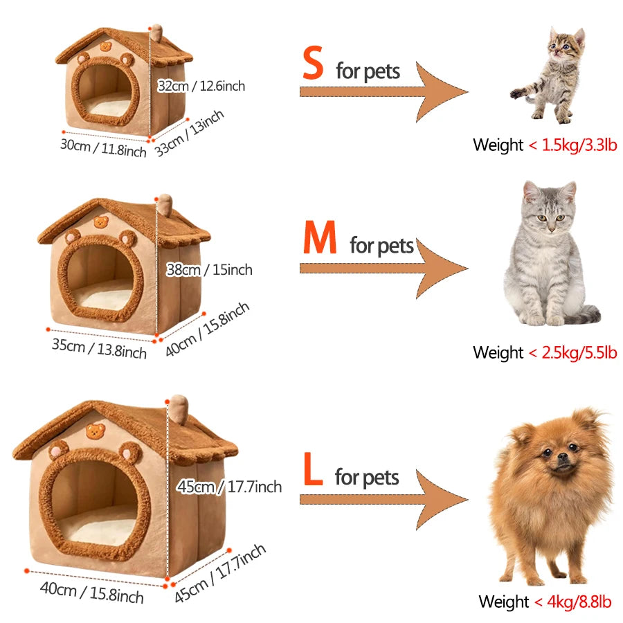 PetPerks Foldable Pet House Removable